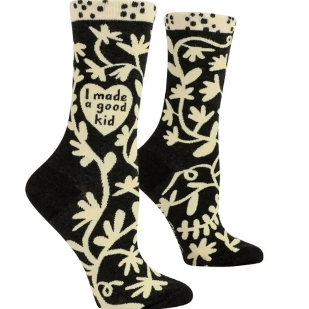New Blue Q Black Cream Floral 